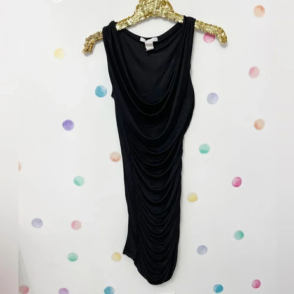 Black Rouched Cocktail dress 